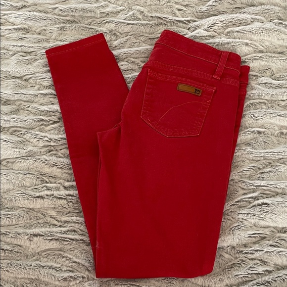 Joe's Jeans Denim - Joe's Jeans Red Skinny Jeans